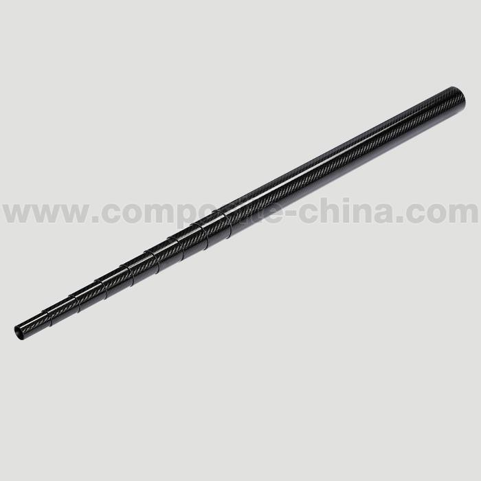 Tube rond en fibre de carbone