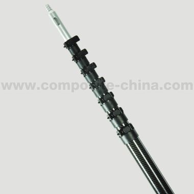 Poteau télescopique en fibre de carbone de 20 m