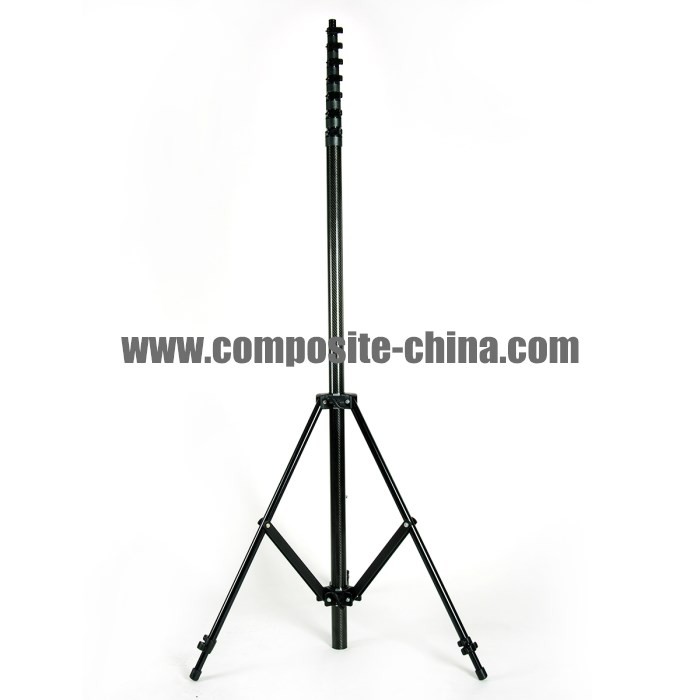Poteau d'inspection télescopique en fibre de carbone durable